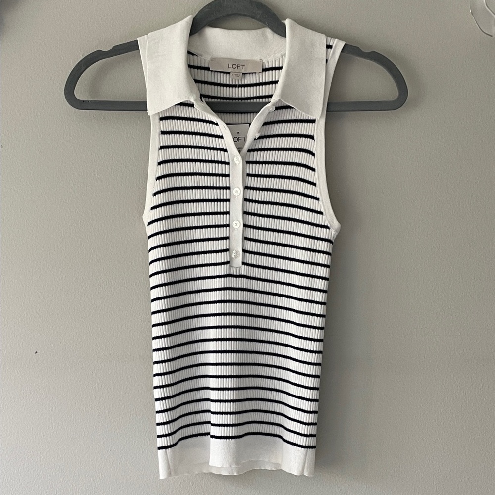 NWT! LOFT SLEEVELESS SWEATER